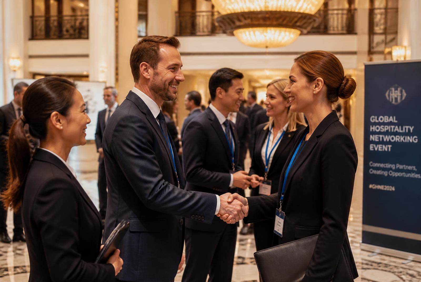 Rencontre avec des représentants d'hôtels internationaux